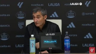 Rueda de prensa de Valverde tras el Celta 2 Athletic 1