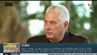 El presidente de Cuba declaró que el bloqueo ilegal de EE.UU. aumenta la inflación