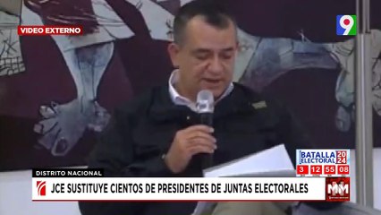 JCE sustituye presidentes y secretarios de mesas electorales | Primera Emisión SIN