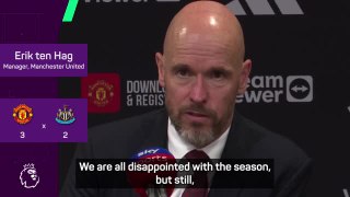 Ten Hag thanks fans for sticking with United throughout 'difficult season'