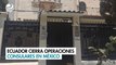 Ecuador cierra operaciones consulares en México