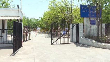 RAJKOT STRONG ROOM VISIT & SECURITY ARRANGEMENT INSPECTION FOR LOK SABHA ELECTION