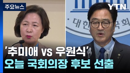 '추미애 vs 우원식' 국회의장 경선...'檢 인사' 여진 / YTN