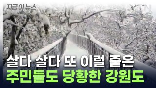 5월에 눈이 '펑펑'...강원도 믿을 수 없는 장면 [지금이뉴스] / YTN