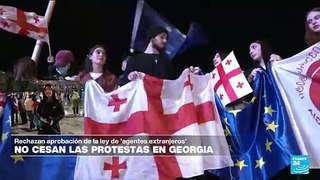 Informe desde Tbilisi: siguen protestas en Georgia contra ley de 'agentes extranjeros'