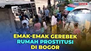 Emak-Emak di Bogor Gerebek Rumah yang Diduga Jadi Tempat Prostitusi