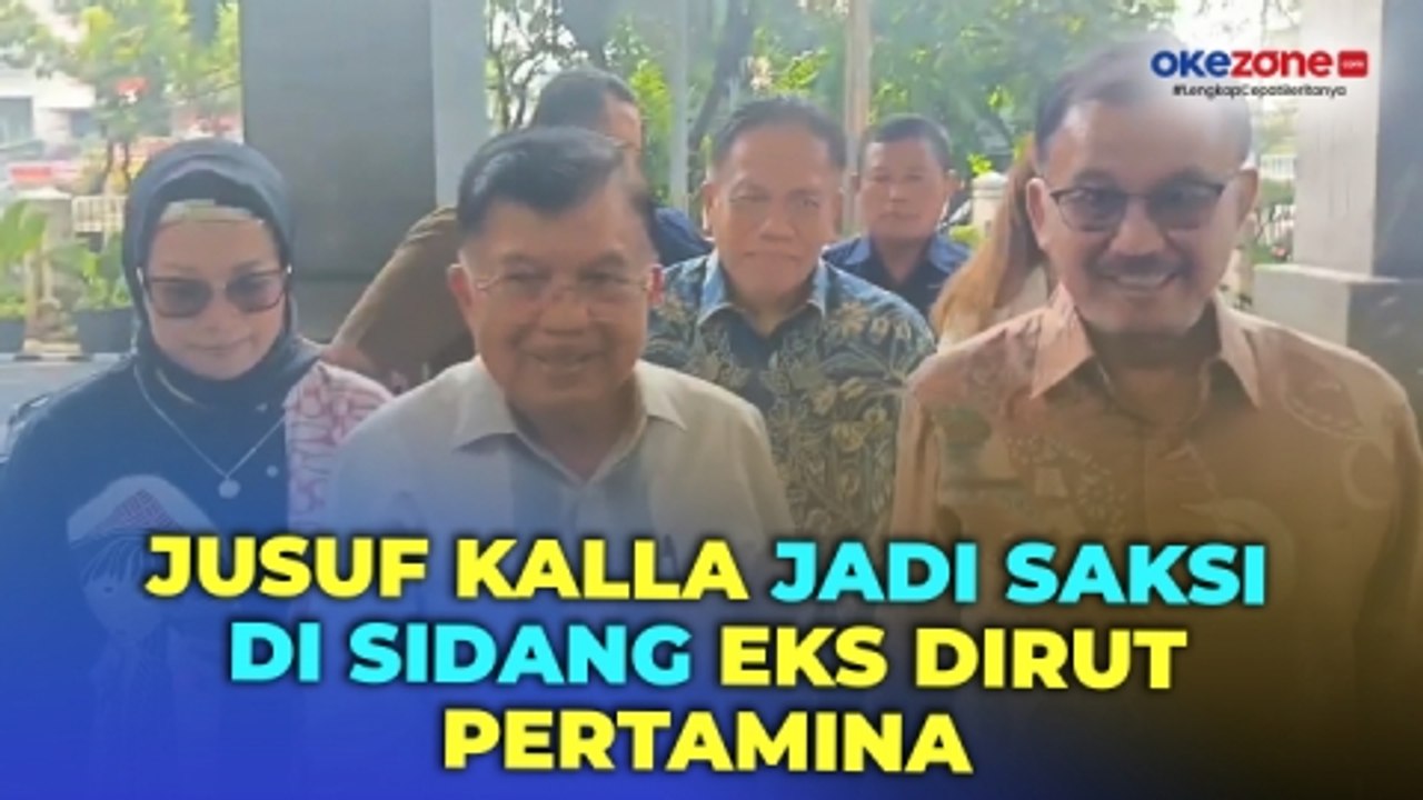 Tiba di PN Jakpus, Jusuf Kalla Siap Jadi Saksi di Sidang Eks Dirut Pertamina