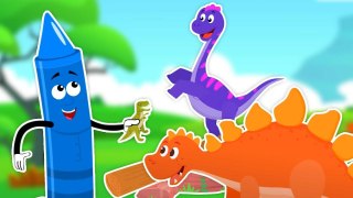 Dinosaurs Song Animal Cartoon and Nursery Rhymes for Babies