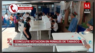 INE finaliza la votación anticipada en los penales de Tabasco