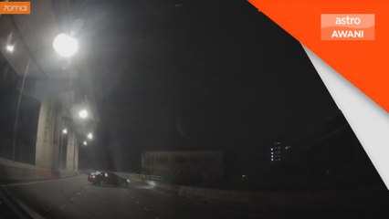 Polis sahkan tumpahan minyak punca kereta terbabas