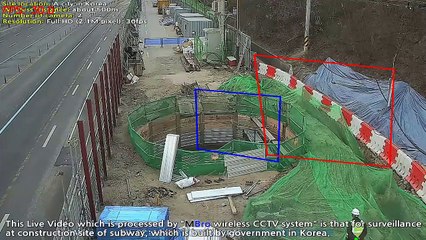 Construction site of subway MBro Wireless CCTV Live Video