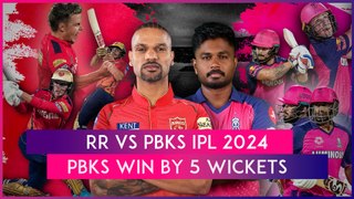 RR vs PBKS IPL 2024 Stat Highlights: Punjab Kings Win By Five Wickets Against Rajasthan Royals