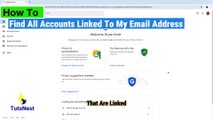 How To Find All Accounts Linked To My Email Address