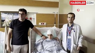 Doktorların dikkati beyin kanaması geçiren Zeyneb'i hayata bağladı