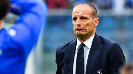 Le coup de colère spectaculaire de Massimiliano Allegri en vidéo