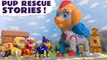 Paw Patrol Mighty Pups Toys Rescue Stories with the Mighty Twins Toy Cartoons for Kids Children