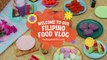 Orange Yellow Animated Colorful Filipino Food Vlog YouTube Intro