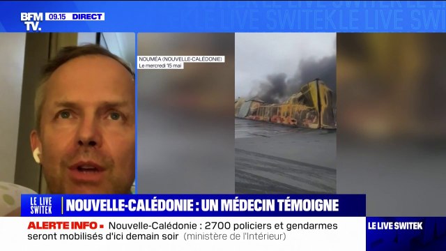 Nouvelle-Calédonie: J'ai reçu un parpaing sur la cuisse en voulant rejoindre l'hôpital , explique ce médecin à Nouméa