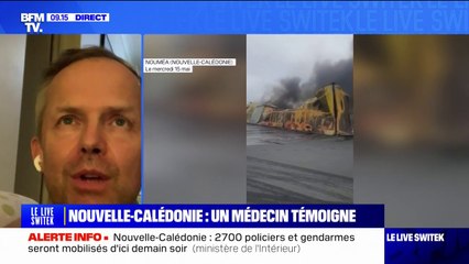 Nouvelle-Calédonie: "J'ai reçu un parpaing sur la cuisse en voulant rejoindre l'hôpital", explique ce médecin à Nouméa