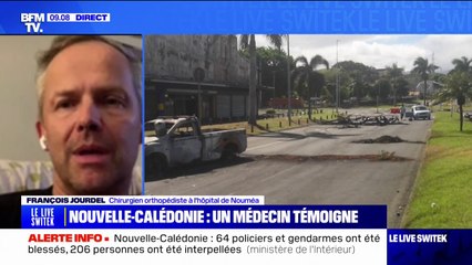 Nouvelle-Calédonie: "J'ai traité principalement des blessés par balles [...] mais aussi des gens brûlés", confie un médecin de l'hôpital de Nouméa