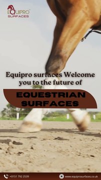 Choosing the Right Surface for Your Horse Arenas : Equipro Surfaces