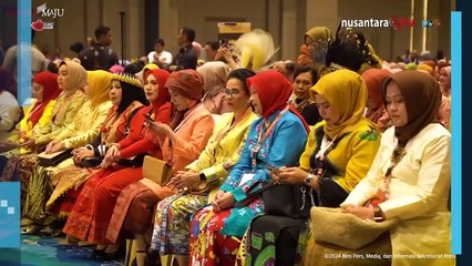 Ibu Iriana menghadiri Peringatan Syukuran Hari Ulang Tahun Ke-44 Dekranas di Surakarta