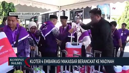 Kloter 4 Embarkasi Makassar Berangkat Ke Madinah