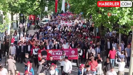 Binlerce Denizlili Milli Mücadele Yürüyüşüne Katıldı