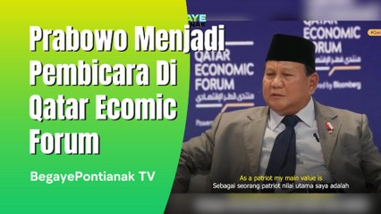 Prabowo Jadi Pembicara Di Forum Ekonomic Qatar Apa Yang Dia Sampaikan