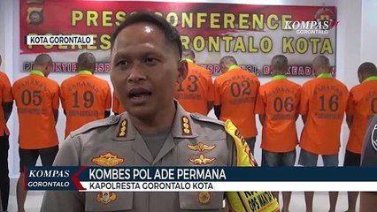 Polresta Gorontalo Kota Ringkus 12 Tersangka Penikaman di Andalas