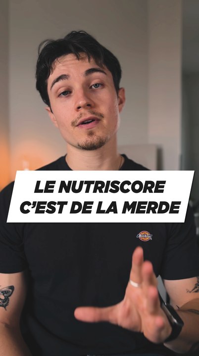 Le Nutriscore c'est de la merde