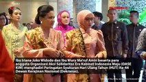 Ibu Iriana Hadiri Peringatan HUT Ke-44 Dekranas