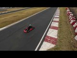 Drone Films Go-Kart Competing at Race