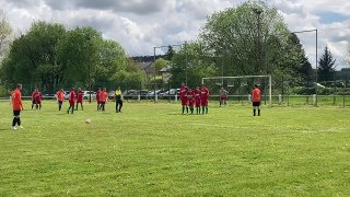 But de Nathan Renaux lors de la réception de Saint Menges 2 (victoire 8-0)