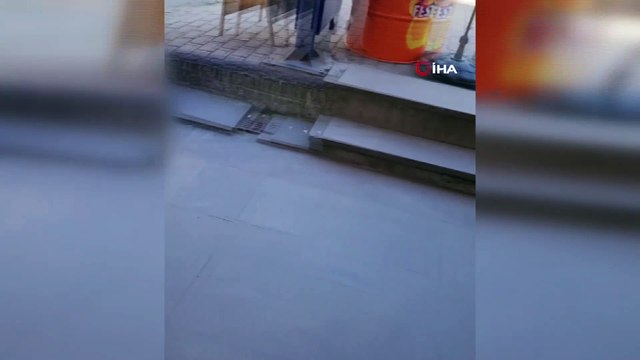 Martı ile esnafın tebessüm ettiren dostluğu