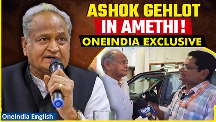 下载视频: Amethi Lok Sabha Elections: Ashok Gehlot, Former Rajasthan CM Hopeful of Congress’ Victory