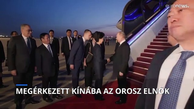 Megérkezett Kínába az orosz elnök