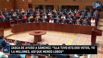 Zasca de Ayuso a Sánchez Illa tuvo 873.000 votos, yo 1,6 millones, así que menos lobos