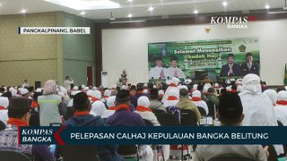 Sebanyak 1111 Jemaah Calon Haji Kep. Bangka Belitung Berangkat Menuju Embarkasi Palembang