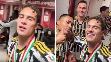 Coppa Italia: Juve, Yildiz festeggia nello spogliatoio