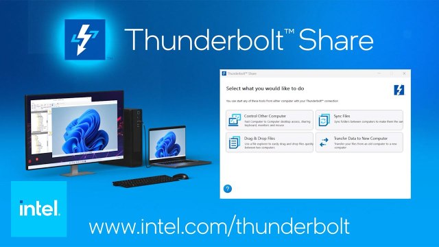 Thunderbolt™ Share - Unlock Ultra-Fast PC-to-PC Experiences Intel