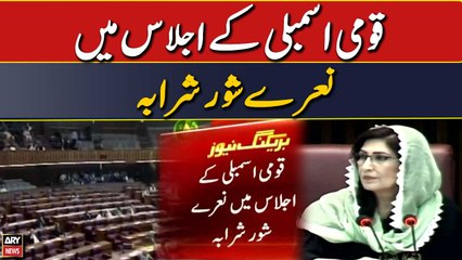 Qoumi Assembly Ke Ijlas Mai Naare Baazi Or Shor Sharaba