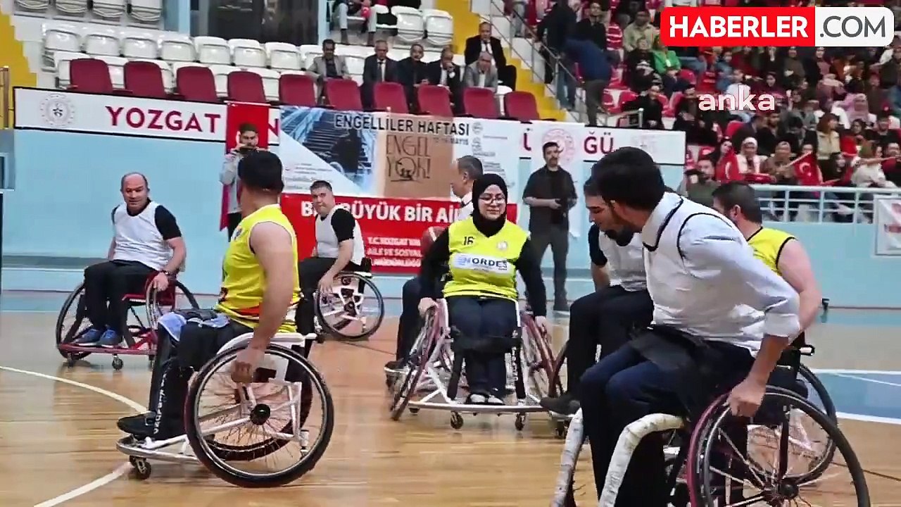 Sorgun Umut Spor Kulübü Tekerlekli Sandalye Basketbol Takımı Farkındalık Maçı Yaptı