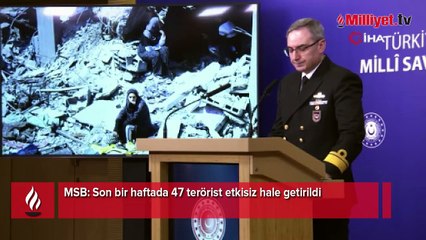 MSB duyurdu... Teröre darbe: 1 haftada 47 PKK'lı terörist öldürüldü
