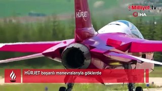 HÜRJET başarılı manevralarıyla göklerde