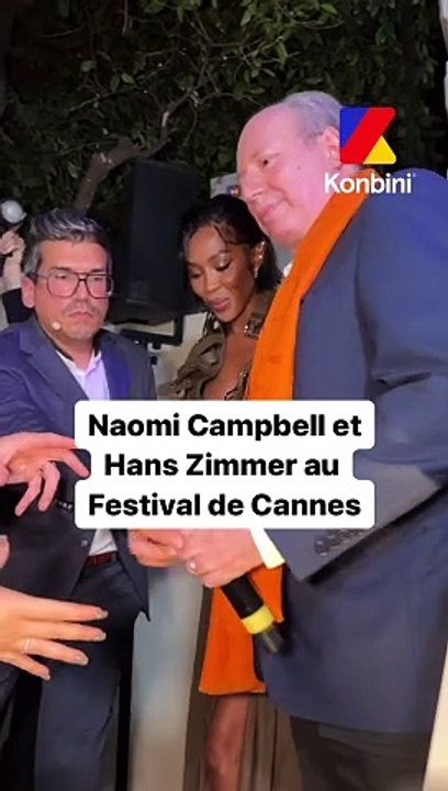 Naomi Campbell et Hans Zimmer au Festival de Cannes ✨