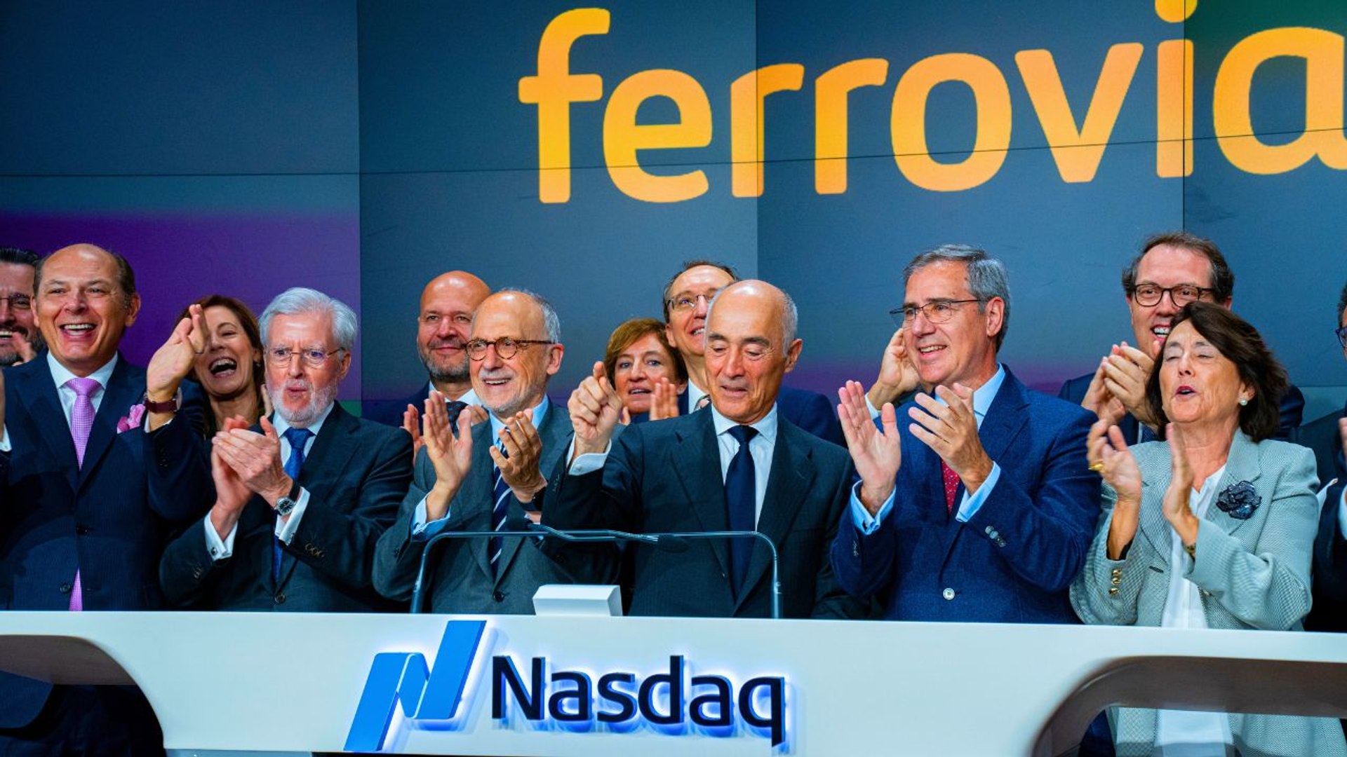 As fue el debut de Ferrovial en el Nasdaq