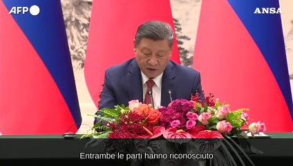 Xi: "Concordo con Putin su una soluzione politica alla crisi in Ucraina"
