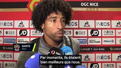 Dante "très déçu" de voir la Ligue des champions s'échapper