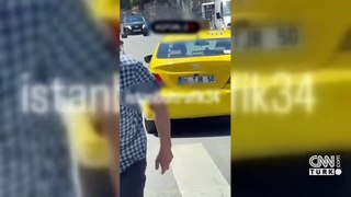 Üsküdar'da kadın şoföre trafikte saldırı!
